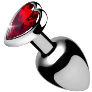 Red Heart Gem Anal Plug (Small)