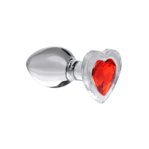 Red Heart Gem Anal Plug (Medium)